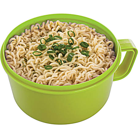 Progressive SnapLock Noodles To Go 4.5 cup Green Microwavable Portable Noodle Container