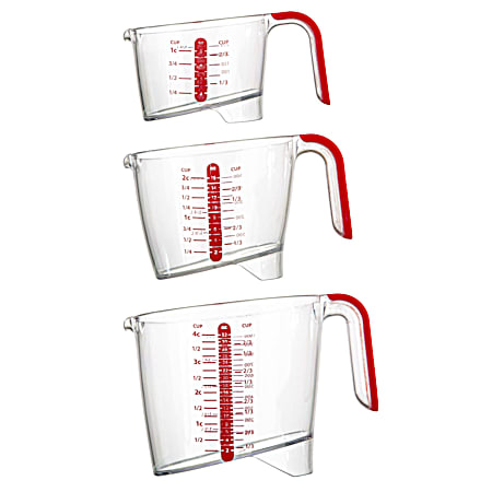 Easy Read Measuring Cups - Set of 3