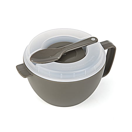 Prep Solutions Gray Microwave Soup On-The-Go
