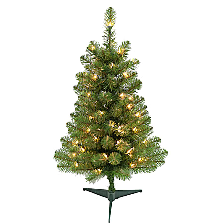 3 ft Pre-Lit Clear Artificial Tree