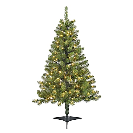 4.5 ft Pre-Lit Clear Artificial Tree