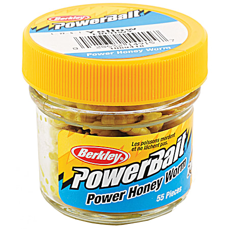 PowerBait Power 1 in Yellow Honey Worm Bait