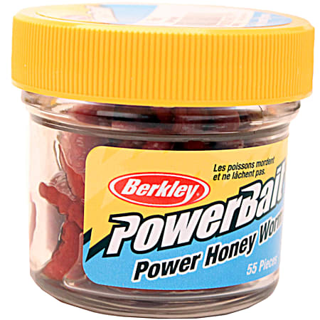 PowerBait Power 1 in Red Honey Worm Bait