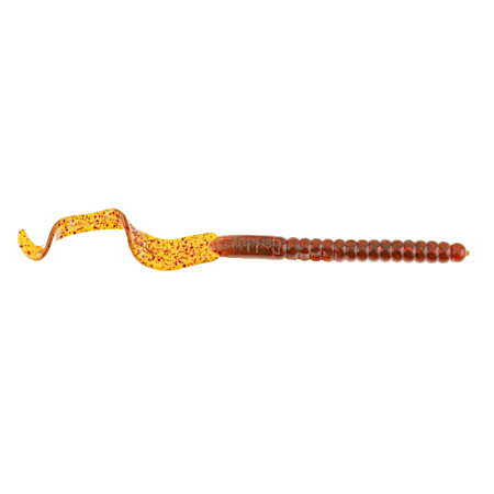 PowerBait Power Worm - Motor Oil Red Fleck