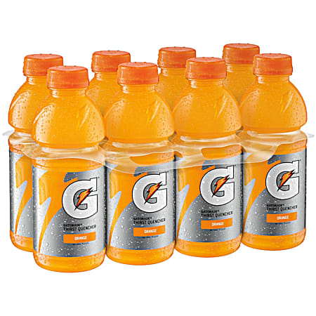 Thirst Quencher 20 oz Orange Sports Drink - 8 Pk