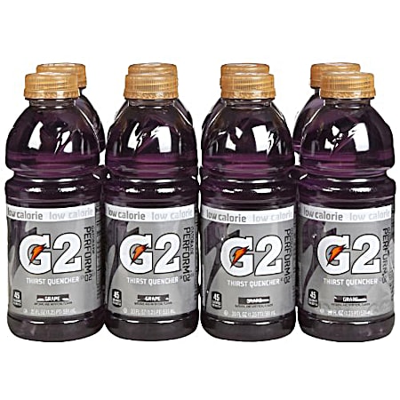 G2 Thirst Quencher 20 oz Grape Sports Drink - 8 Pk
