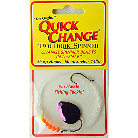 2 Hook Spinner - Purple