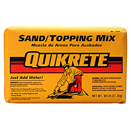 QUIKRETE 60 lb Sand/Topping Mix