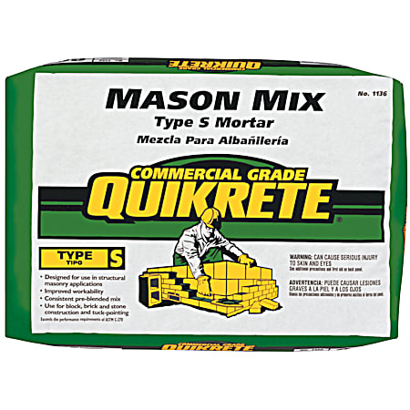 QUIKRETE 60 lb Mason Mix Type S Mortar