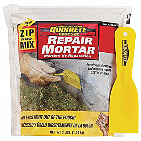 QUIKRETE 3 lb FastSet Zip & Mix Repair Mortar