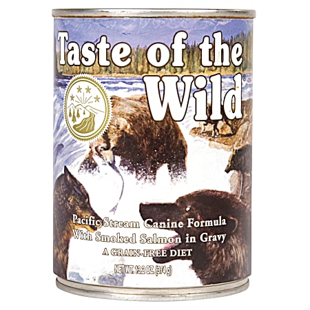 Taste of the Wild Pacific Stream Canine Formula w/ Salmon in Gravy Wet Dog Food