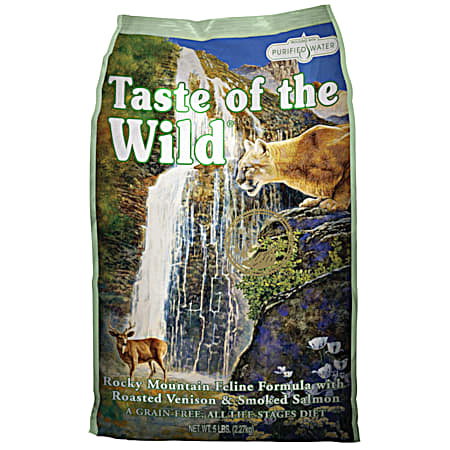 Rocky Mountain Grain Free Roasted Venison & Smoked Salmon Dry Cat Food