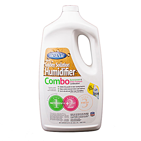 64 oz Golden Solution Humidifier Bacteriostatic & Water Treatment