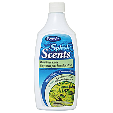 BestAir Splash Scents 16 fl oz Rainforest Mist Humidifier Fragrance