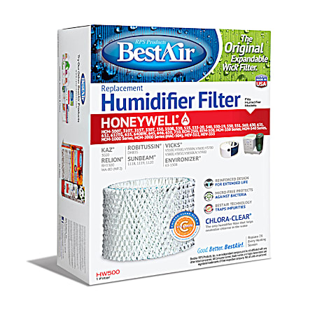 BestAir Replacement Wick Humidifier Filter - HW500