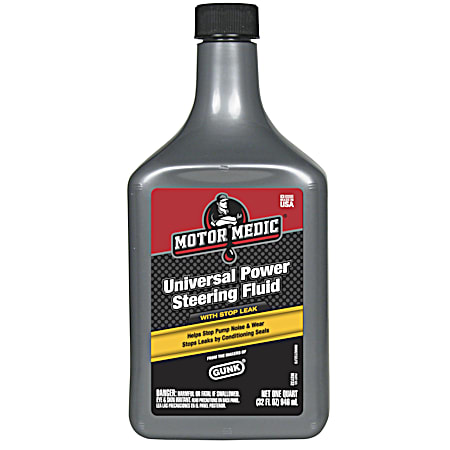 MOTOR MEDIC Universal Power Steering Fluid - 32 Oz.