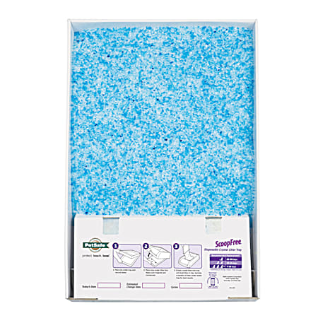 ScoopFree Blue Disposable Crystal Litter Tray