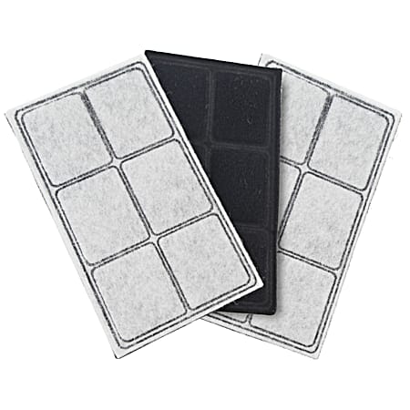 Simply Clean Litter Box Replacement Carbon Filters - 3 Pk