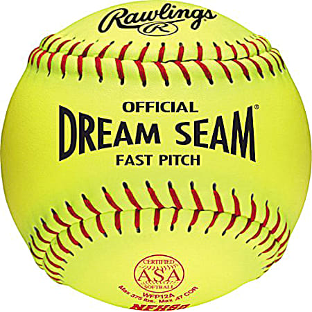 Dream Seam 12 in Yellow Fastpitch Softball