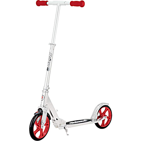 Silver/Red A5 Lux Scooter