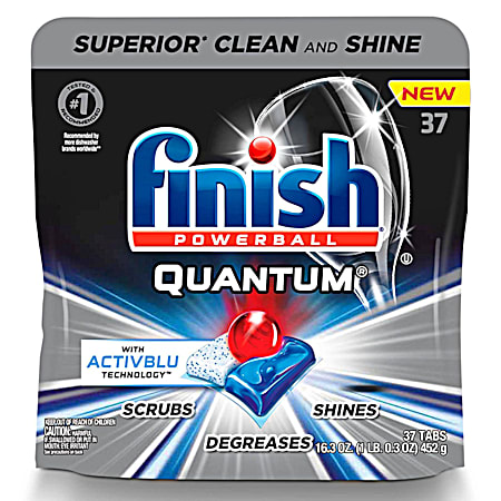 Quantum Ultra Degreaser Dishwasher Detergent Tablets - 37 ct
