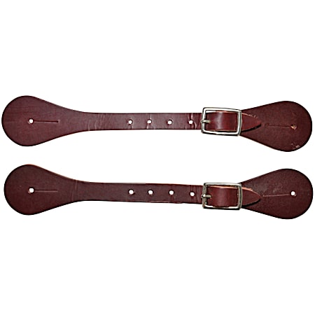 Ladies Latigo Plain Spur Straps