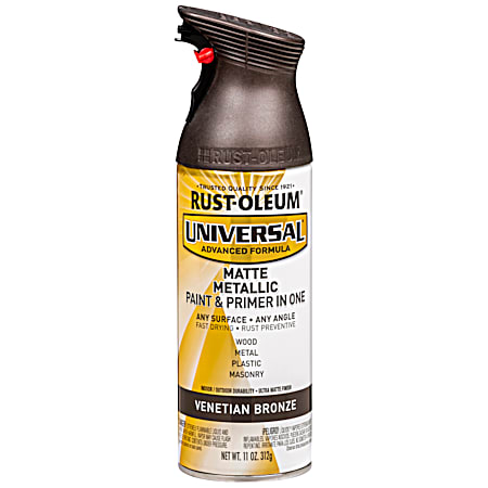 Rust-Oleum 11 oz Universal Matte Metallic Spray Paint & Primer