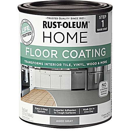 Rust-Oleum 1 qt Base Coat Matte Home Floor Coating