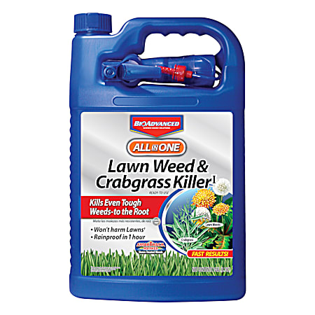 1 gal All-in-One Lawn Weed & Crabgrass Killer - Ready to Use