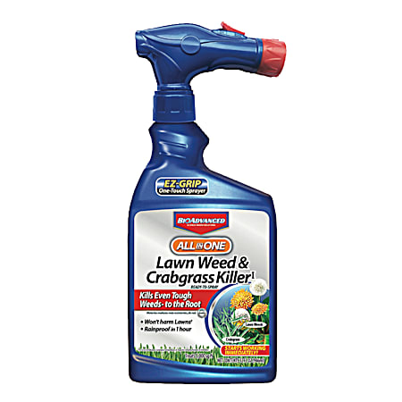 32 oz All-in-One Lawn Weed & Crabgrass Killer