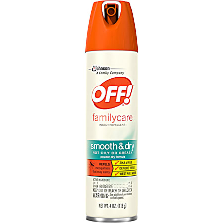 Family Care 4 oz Smooth & Dry Insect Repellent