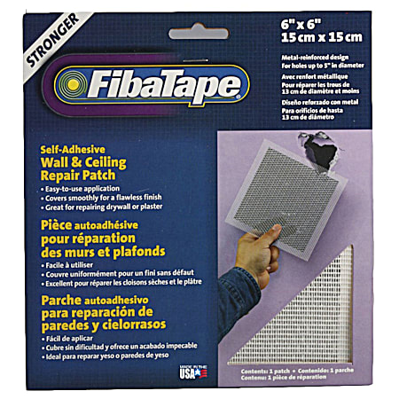 FibaTape Wall & Ceiling Repair Patch 6 In. x 6 In.