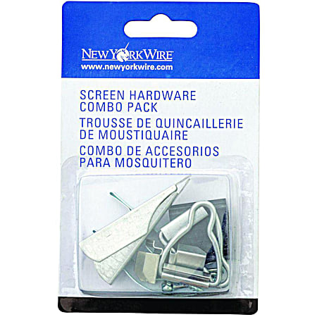 New York Wire Screen Hardware Combo Pack Kit