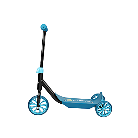 Kid's Blue 3-Wheel Curve Basic Scooter
