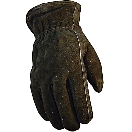 Field & Forest Men's Back 40 Brown Lined Leather Gloves