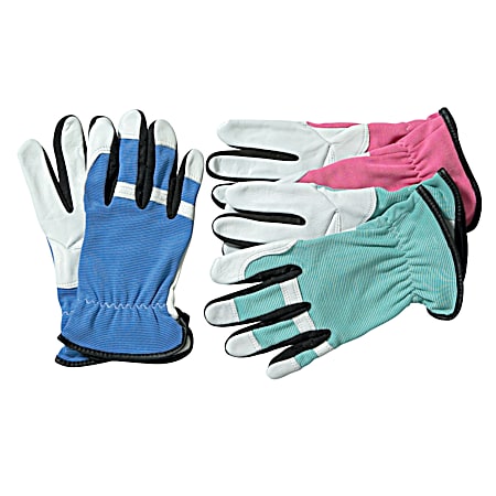 Ladies' Leather Gloves - Assorted