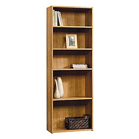 Beginnings Highland Oak 5-Shelf Bookcase