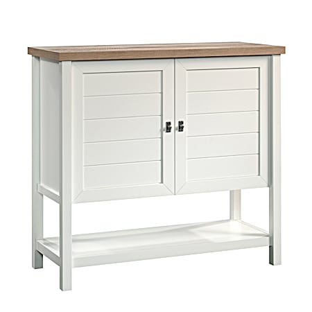 Cottage Road Collection Soft White Accent Storage Cabinet