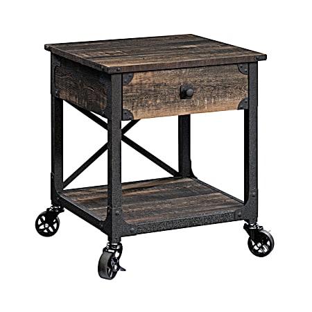 Steel River Collection Carbon Oak Side Table