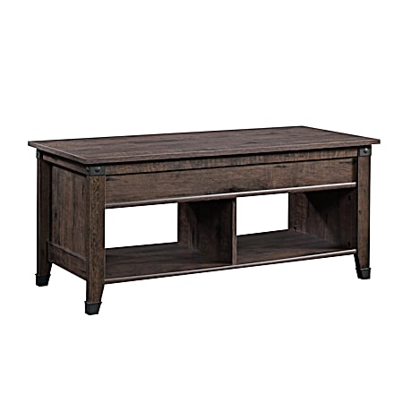 Carson Forge Collection Coffee Oak Lift Top Coffee Table