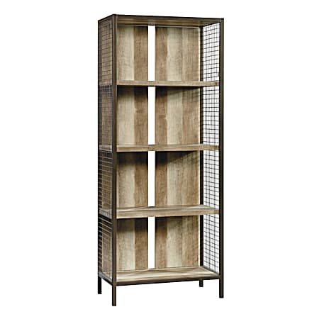 Carson Forge Lintel Oak Tall Bookcase