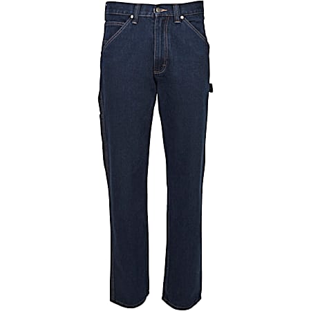 Field & Forest Men's Big & Tall Legend Dark Indigo Prewashed Rugged Fit Carpenter Jeans