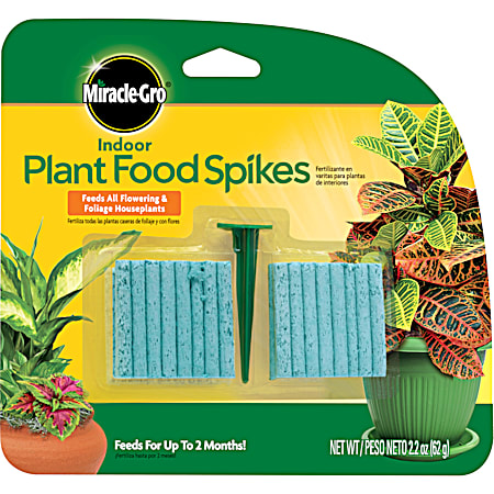 Indoor Plant Food Spikes - 48 Pk