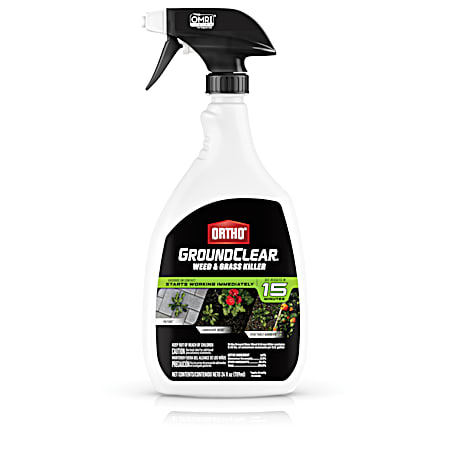 24 oz GroundClear Weed & Grass Killer Ready-to-Use Trigger