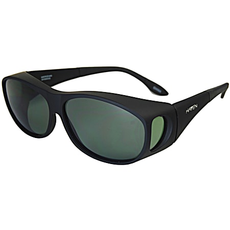 Meridian Medium Black Fits-Over Sunglasses