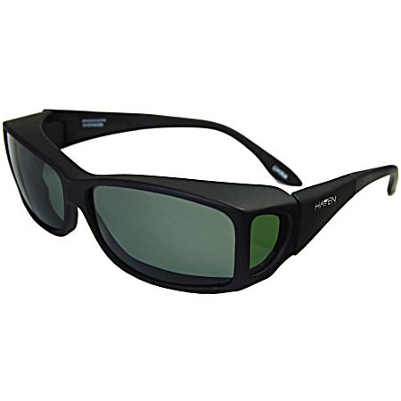 Windemere Medium/Large Black Fits-Over Sunglasses