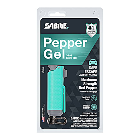 Mint Pepper Gel Safe Escape Automotive Tool