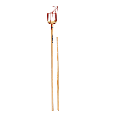S400 Jobsite 8 ft Fruit Picker w/ 2 Pc Wood Handle