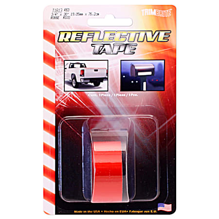 Trimbrite Red Reflective Stripe Tape