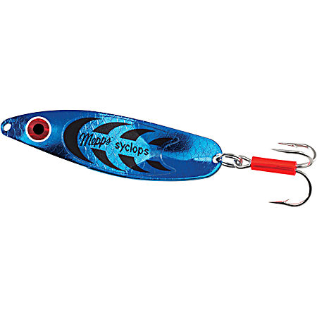 Syclops Plain Treble Hook Spoon - Blue Platium